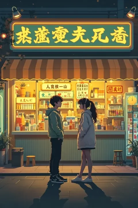 深夜便利店心动 里番本子库 爱情喜剧 封面
