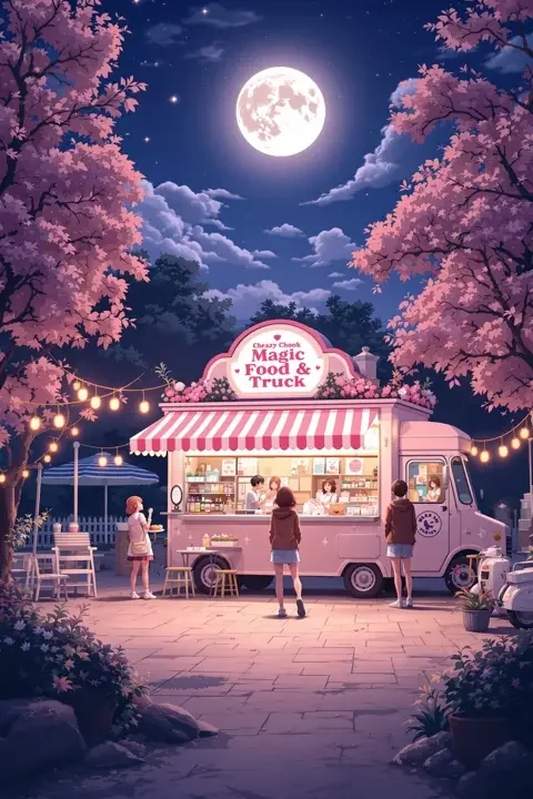 月光下的魔法餐车 里番本子库动漫封面